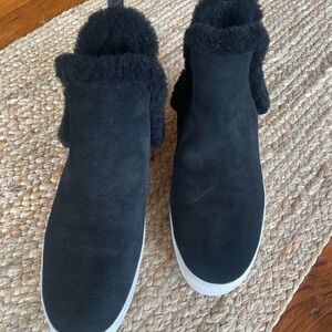 Michael Kors Black Suede Winter Boots